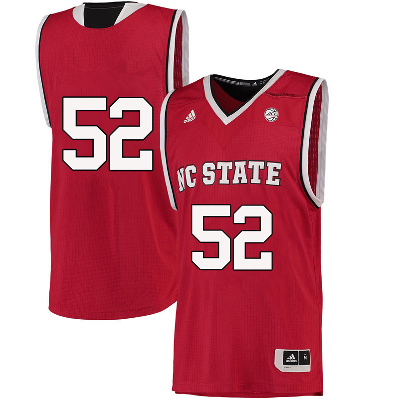 Men #52 Todd Fuller NC State Wolfpack College Basketball Jerseys-Red